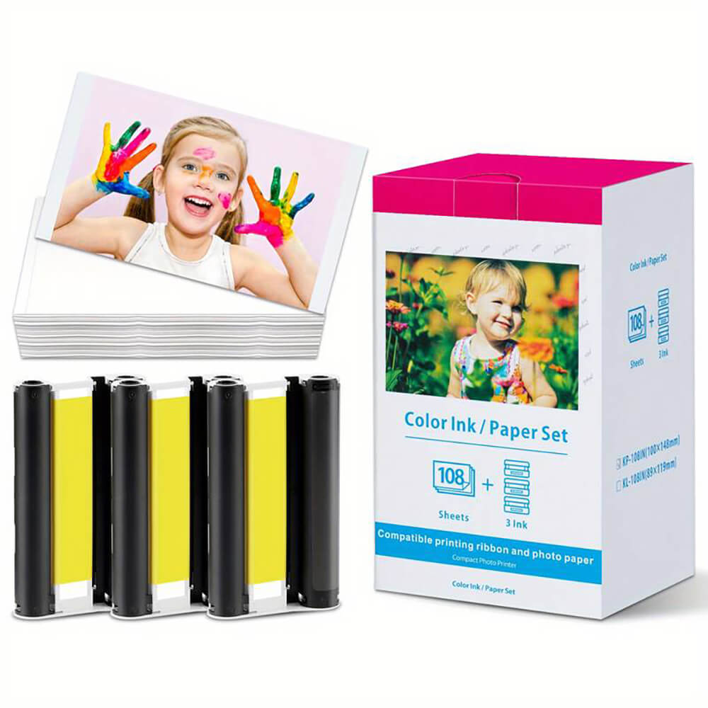 GO360BOOTH Photo Booth Printer Ink And Paper - Canon Selphy CP1300/ CP