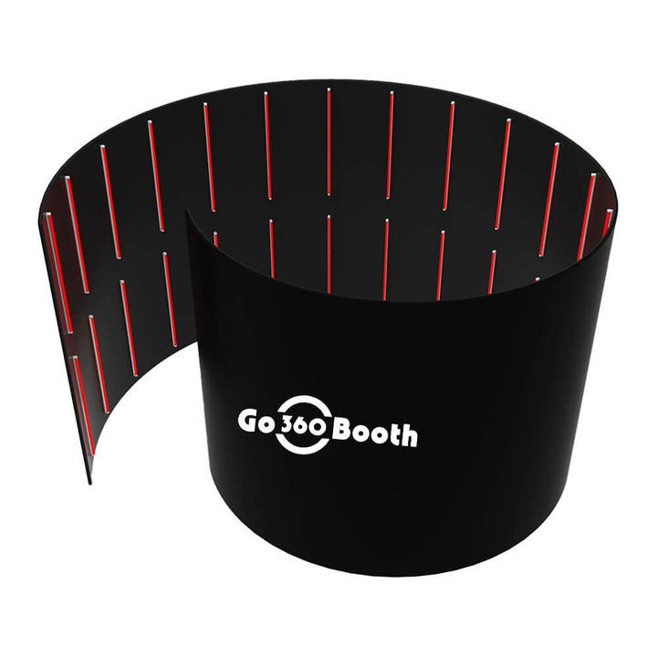  GO360BOOTH Spiral LED 360 Photo Booth Enclosure  Side