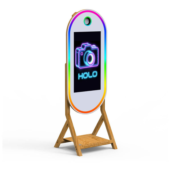 GO360BOOTH P55B 55" Mirror Photo Booth - 32" Touch Screen