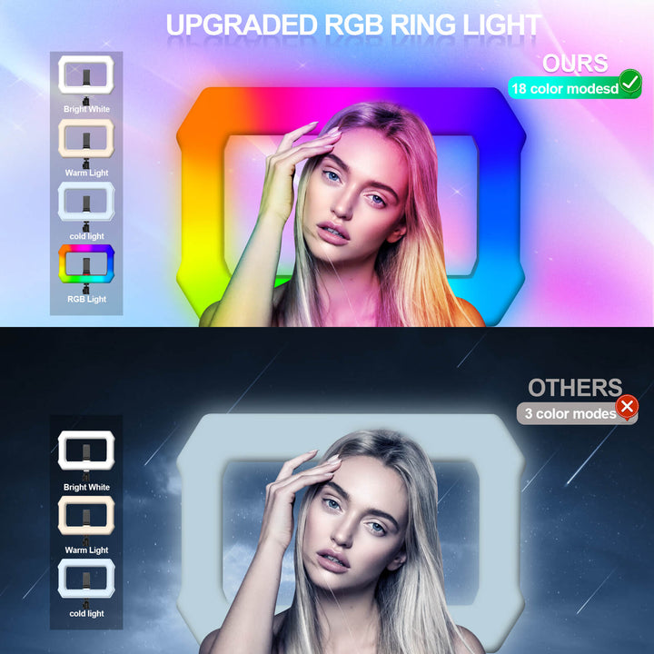 GO360BOOTH 360 Photo Booth - APP Control - Colorful RGB Light Pole - S