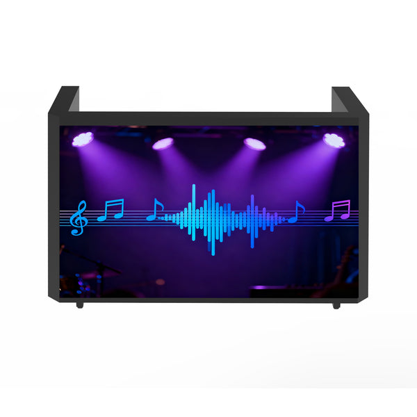 GO360BOOTH LED DJ Booth - Portable Standing DJ Booth - LED Video Wall Display Screen DJ Booth