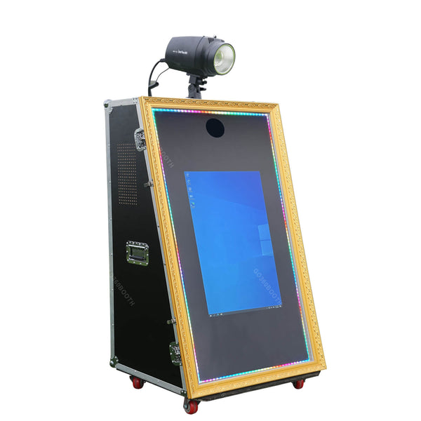 GO360BOOTH M53F 55“ Mirror Photo Booth With Flight Case
