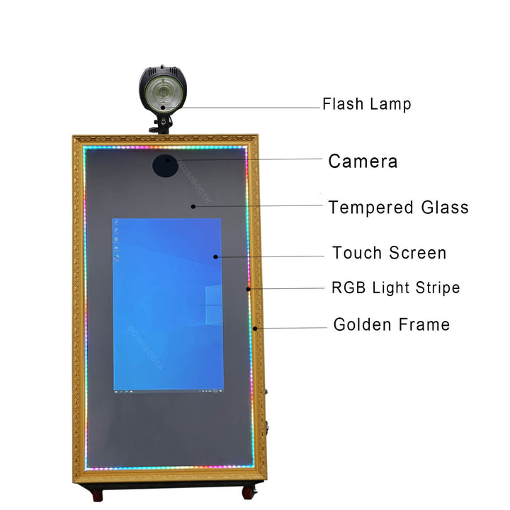 GO360BOOTH M53F 55“ Mirror Photo Booth
