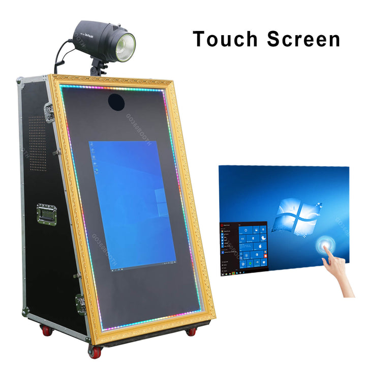 GO360BOOTH M53F  mirror booth with touch screen