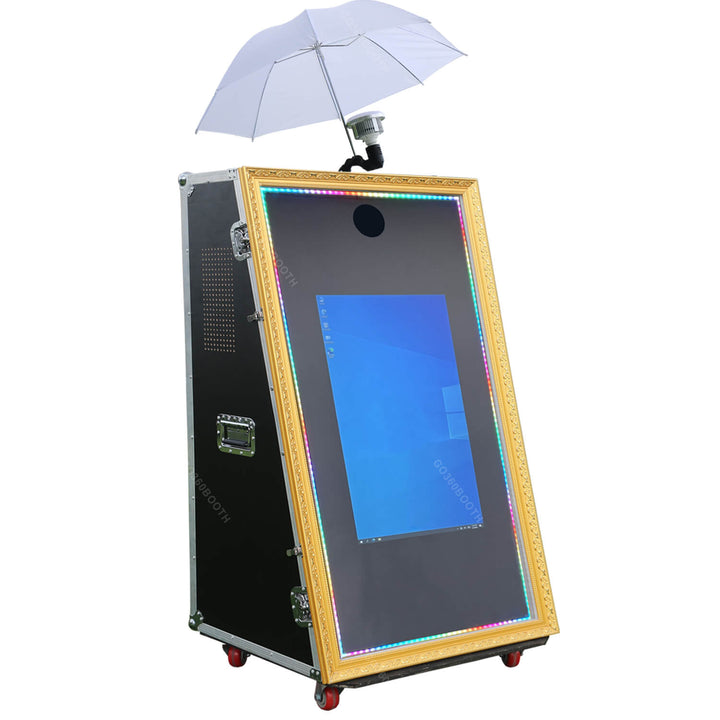 GO360BOOTH M53R 55“ Mirror Photo Booth With Flight Case