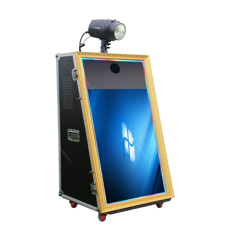 GO360BOOTH M65F 65“ Magic Mirror Photo Booth With Flight Case