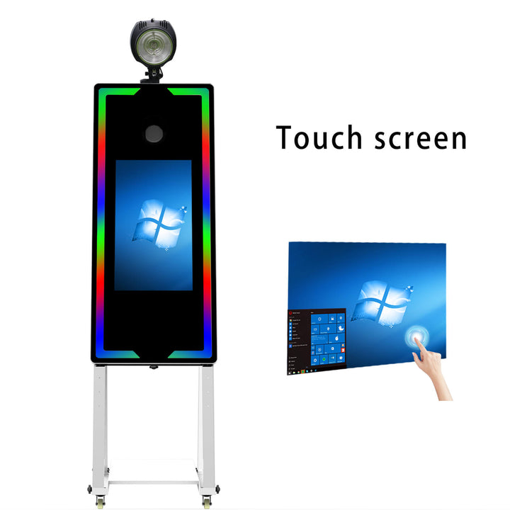 GO360BOOTH P42F Mirror Photo Booth Touch Screen 
