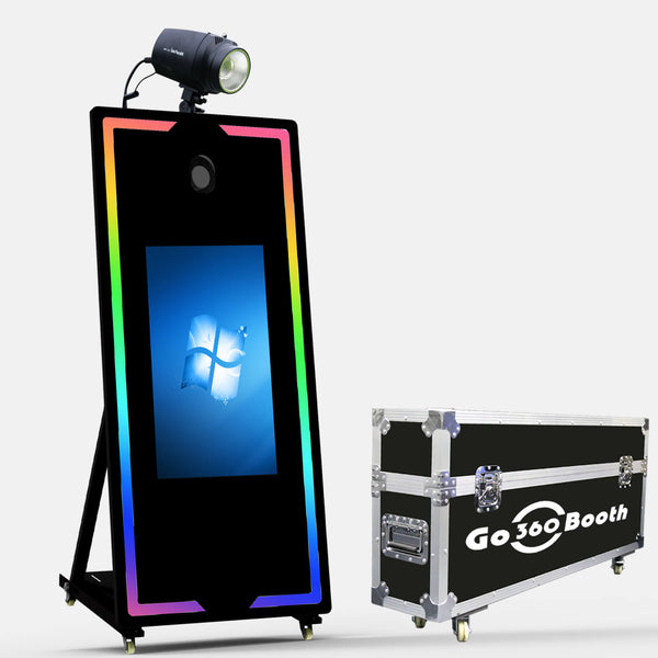 GO360BOOTH P63F 65"Led Mirror Photo Booth 