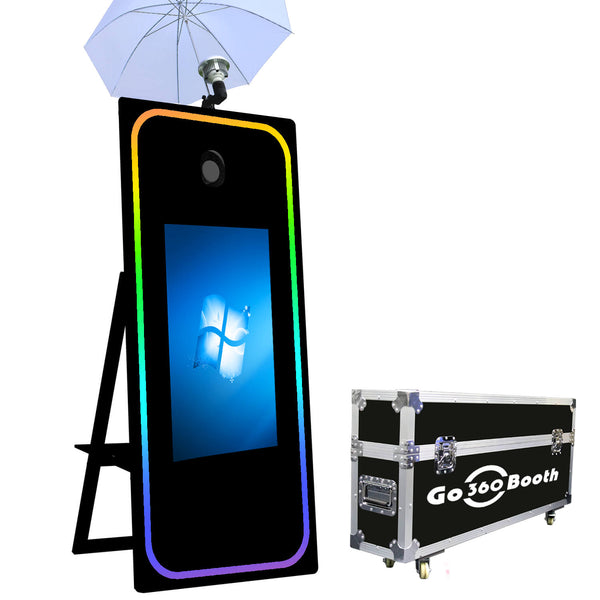 GO360BOOTH PO63R 65" Portable Selfie Mirror Photo Booth