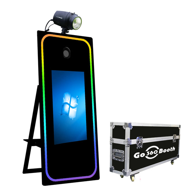 GO360BOOTH PO63F 65" Portable Selfie Mirror Photo Booth 