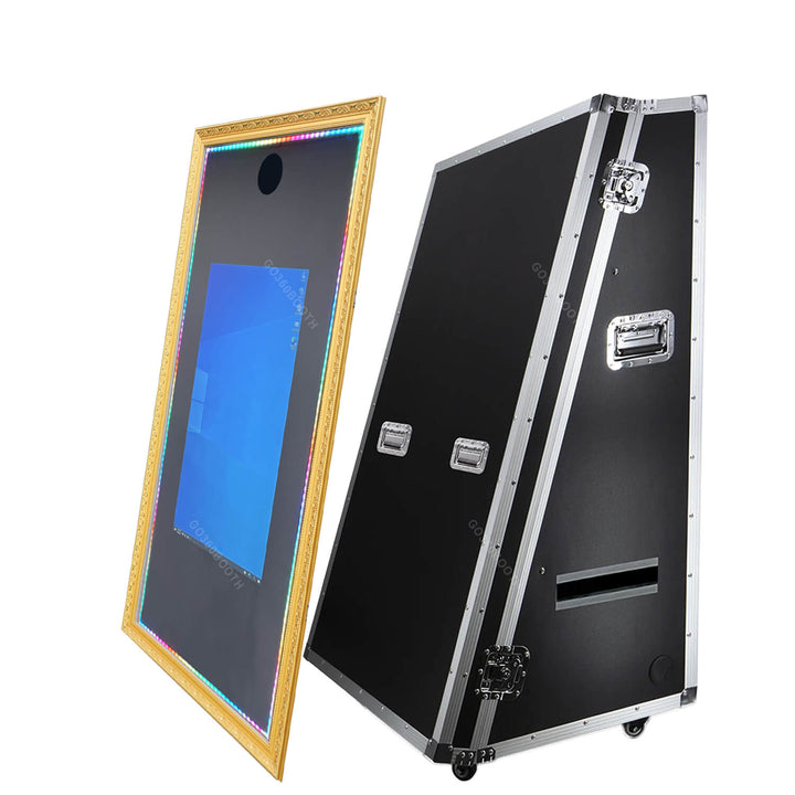GO360BOOTH M53R 55“ Mirror Photo Booth With Flight Case