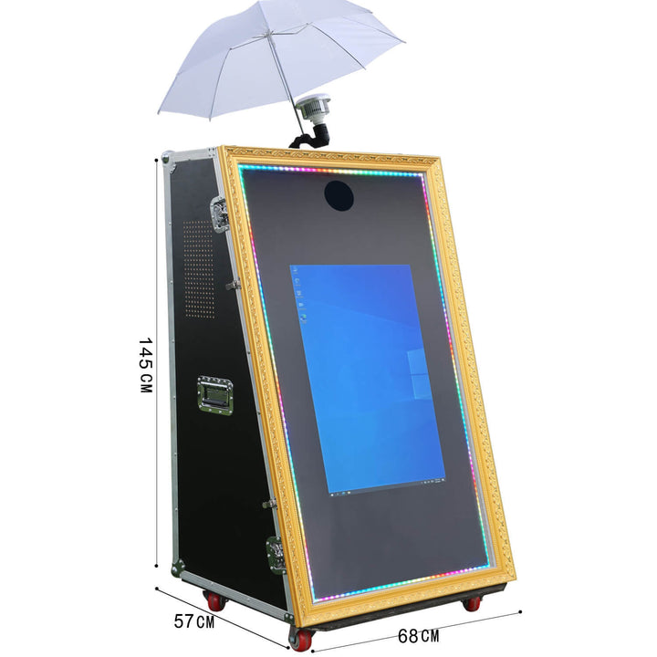 GO360BOOTH M53R 55“ Mirror Booth 