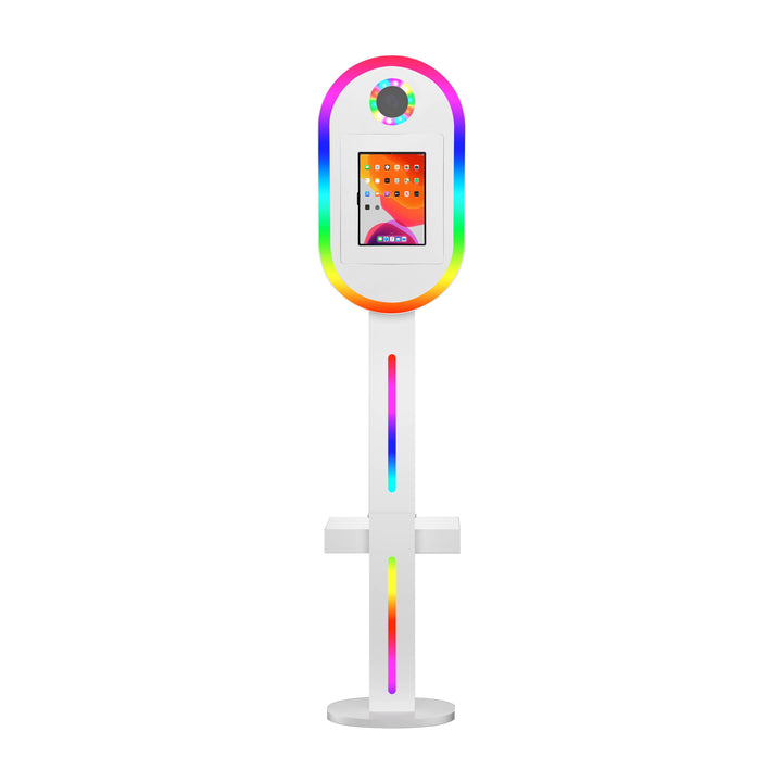 GO360BOOTH A6 iPad Photo Booth-Ellipse-APP Controls RGB lights