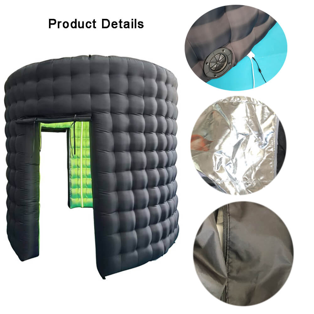 Go360BOOTH Round Led Inflatable 360 Photo Booth Enclosure For Sale ...