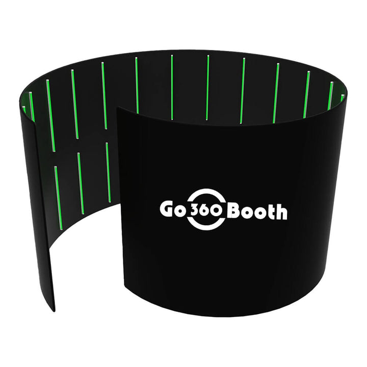  GO360BOOTH Spiral LED 360 Photo Booth Enclosure inner