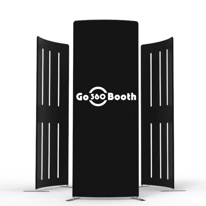 Three Pieces 360 Photo Booth Enclosure SIDE